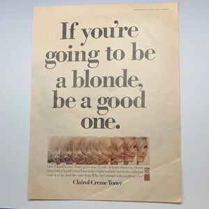 Vintage Look Magazine AD August 9, 1966 Claudio Creme Toner